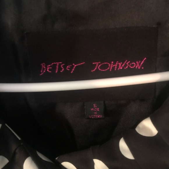 Betsey Johnson Brand: Polka Dot Coat - Picture 2 of 4